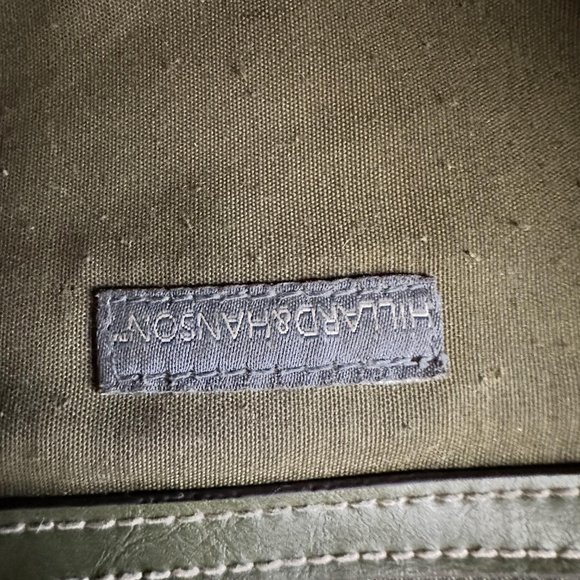 VTG Hillard & Hanson Vinyl Handbag Purse Double Handle Strap Bag Magnet Closure - Picture 14 of 16